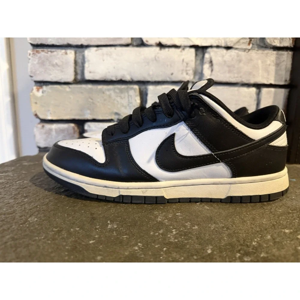 Nike Dunk Low Retro Panda Black White Sneakers DD1391-100 Men's Size 8 No Box